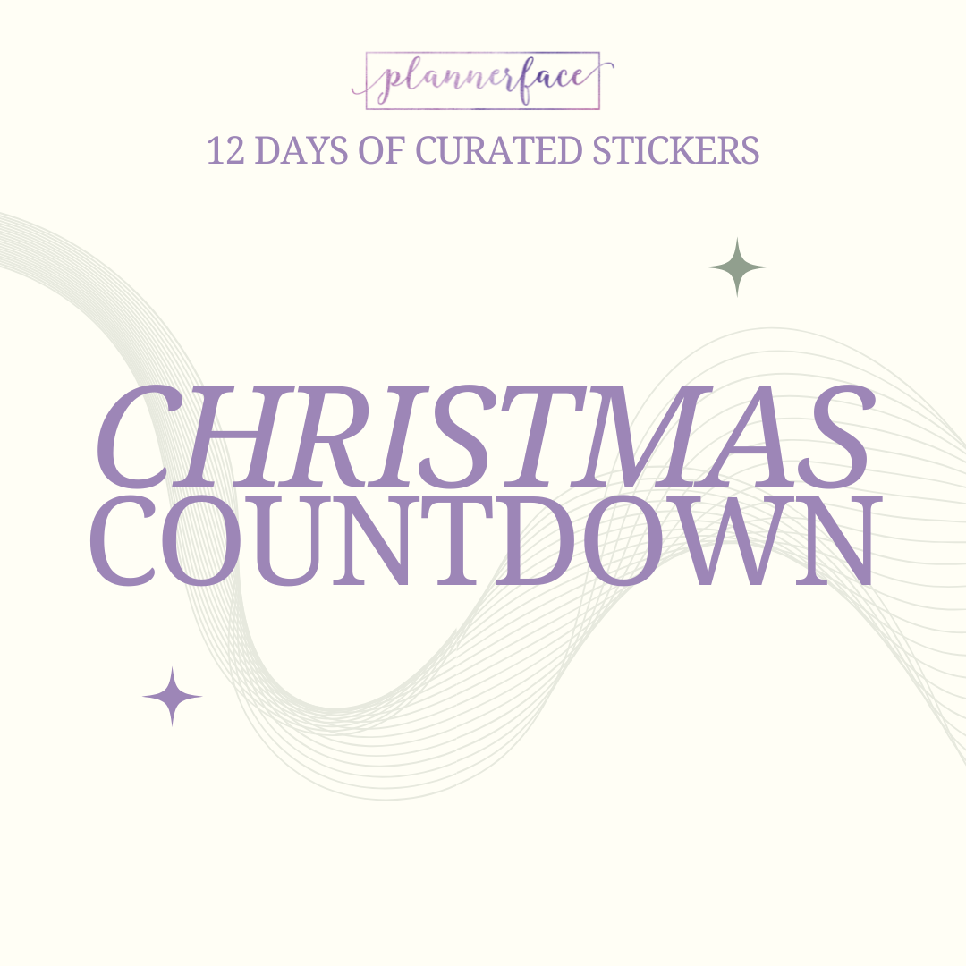 Christmas Countdown 2024 FINAL STOCK | Planner Sticker Advent Calendar