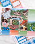 English Village Mini Weekly Sticker Kit