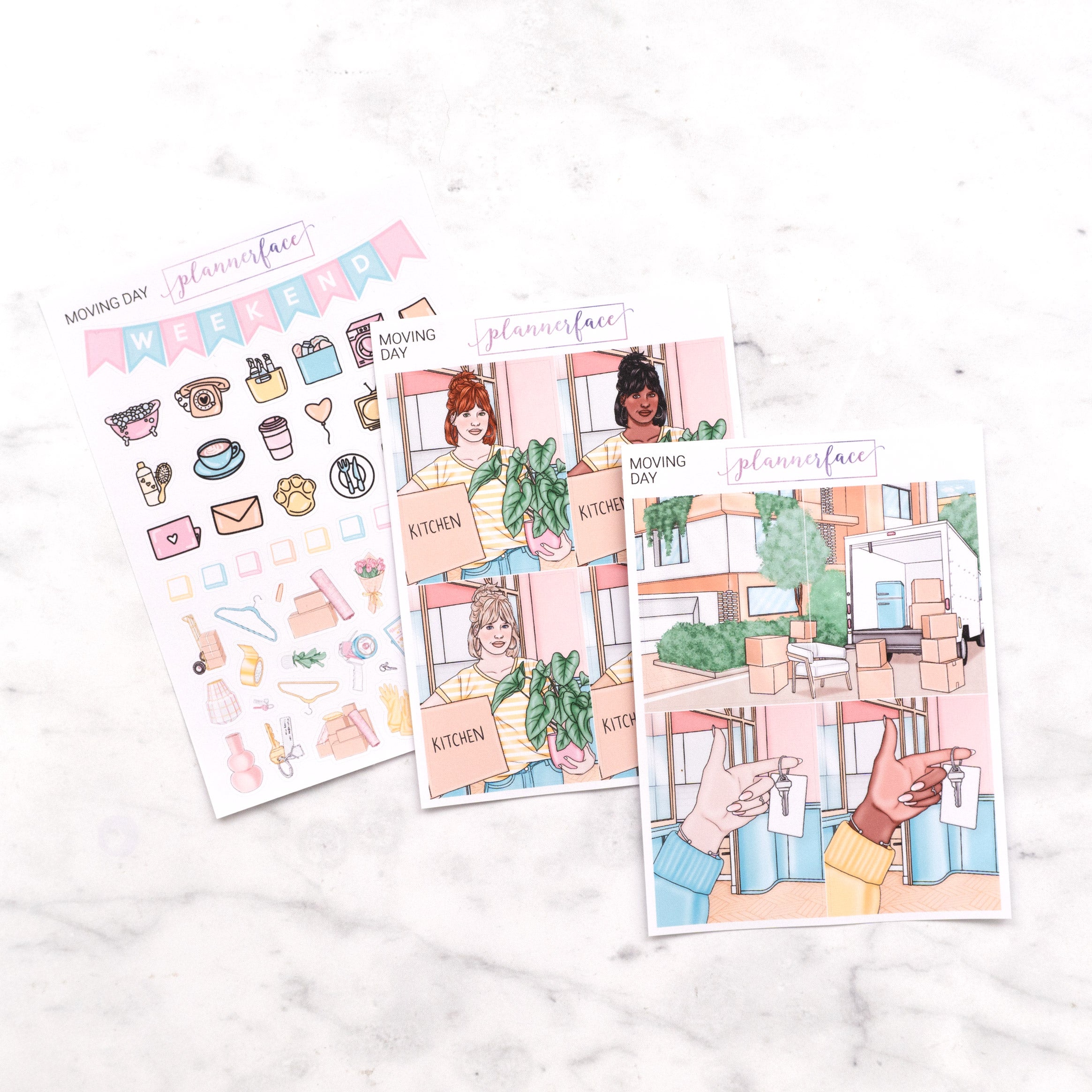 Moving Day Mini Weekly Sticker Kit
