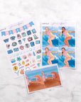 Surf's Up Weekly Sticker Kit