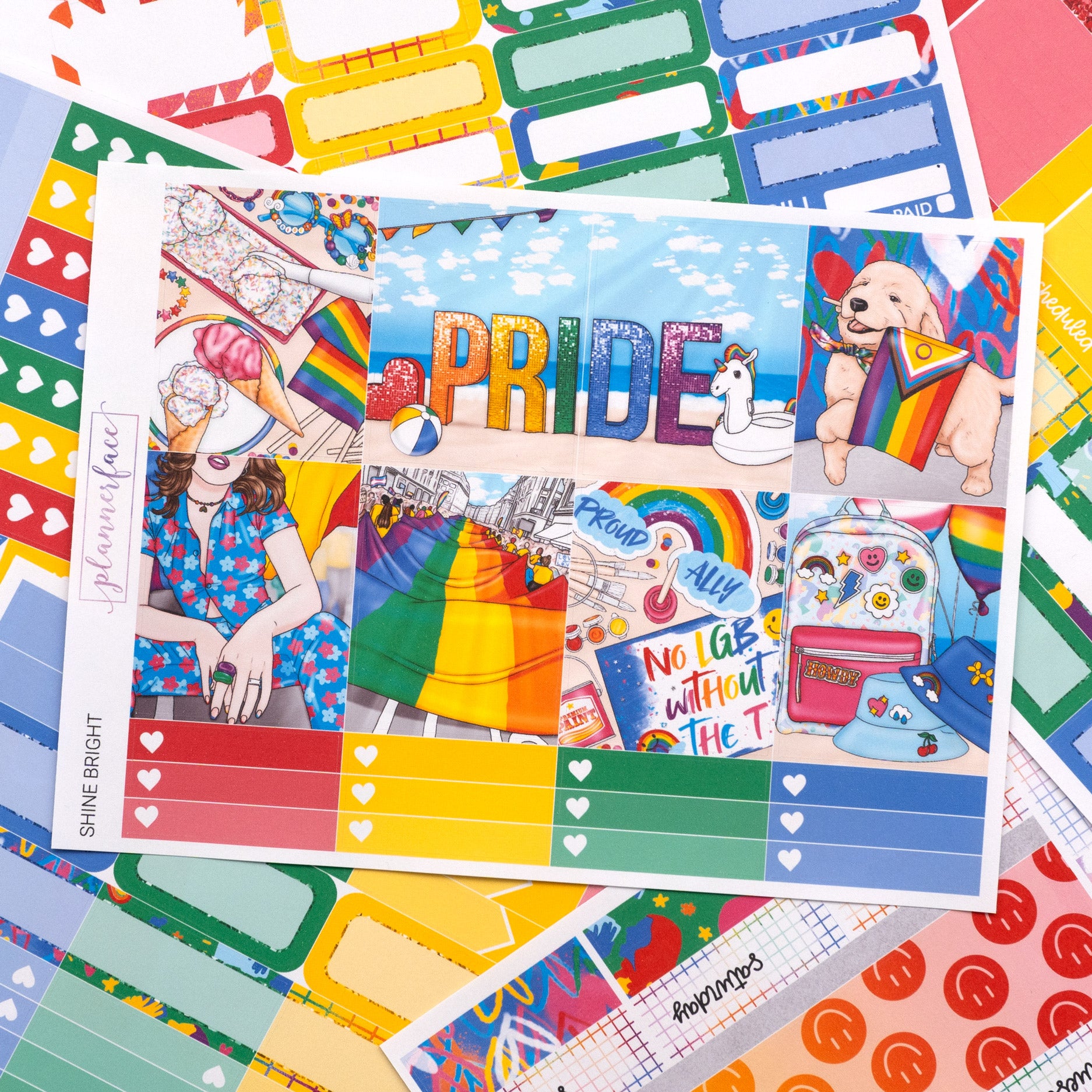 Shine Bright Weekly Sticker Kit