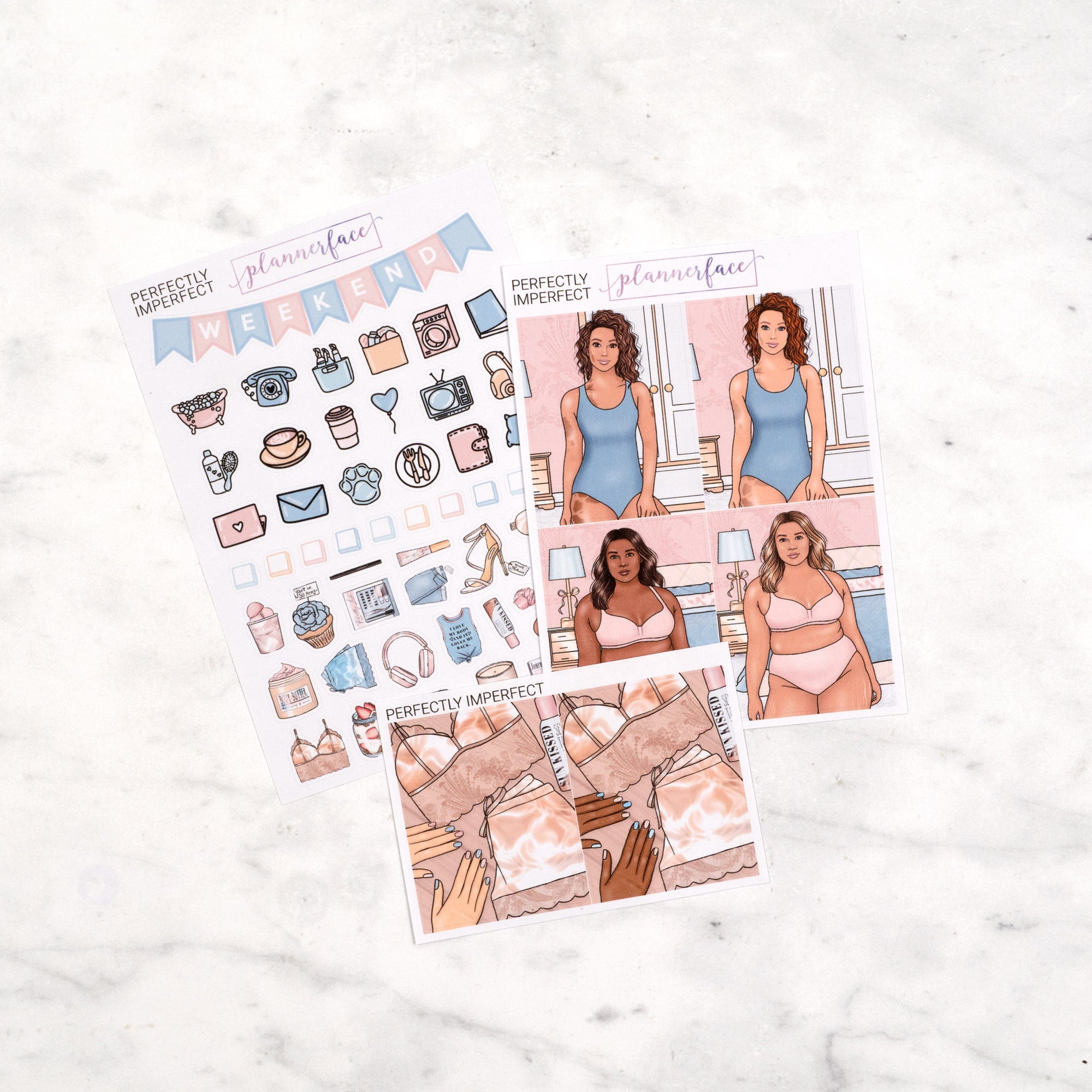 Perfectly Imperfect Weekly Sticker Kit