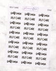 Self Care Script Stickers