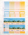 Sea View Weekly Sticker Kit