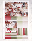 Gingerbread Weekly Sticker Kit