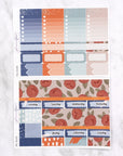 Fall Blues Weekly Sticker Kit