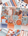 Fall Blues Weekly Sticker Kit