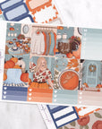 Fall Blues Mini Weekly Sticker Kit