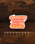 Pumpkin Spice Die Cut Vinyl Sticker