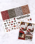 Log Cabin Christmas Weekly Sticker Kit