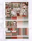 Vintage Christmas Weekly Sticker Kit