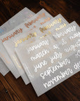 Foil Monthly Kit Scripts 12 Months