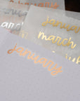 Foil Monthly Kit Scripts 12 Months