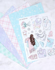 Snowbound Creative Journal Sticker Set