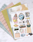 Art Museum Creative Journal Sticker Set