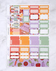 Farmers Market Mini Weekly Sticker Kit