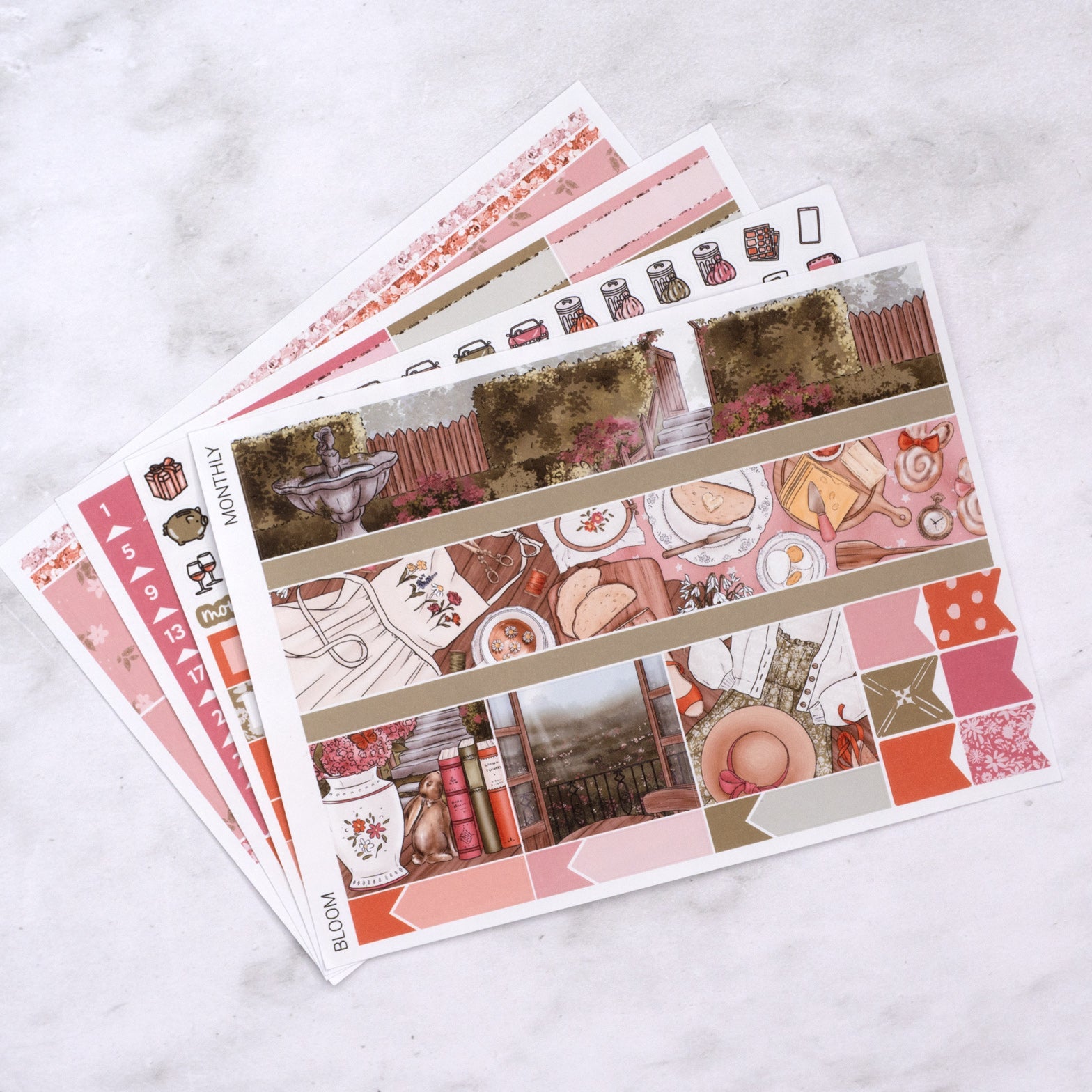 Bloom Monthly Sticker Kit