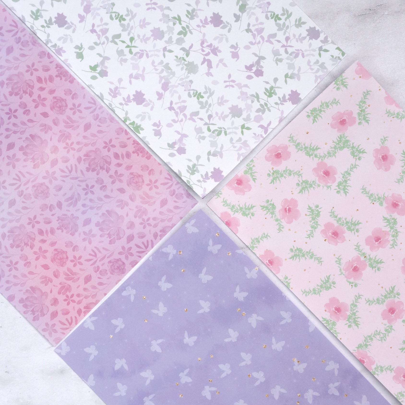 Dreamy Blossom Creative Journal Sticker Set