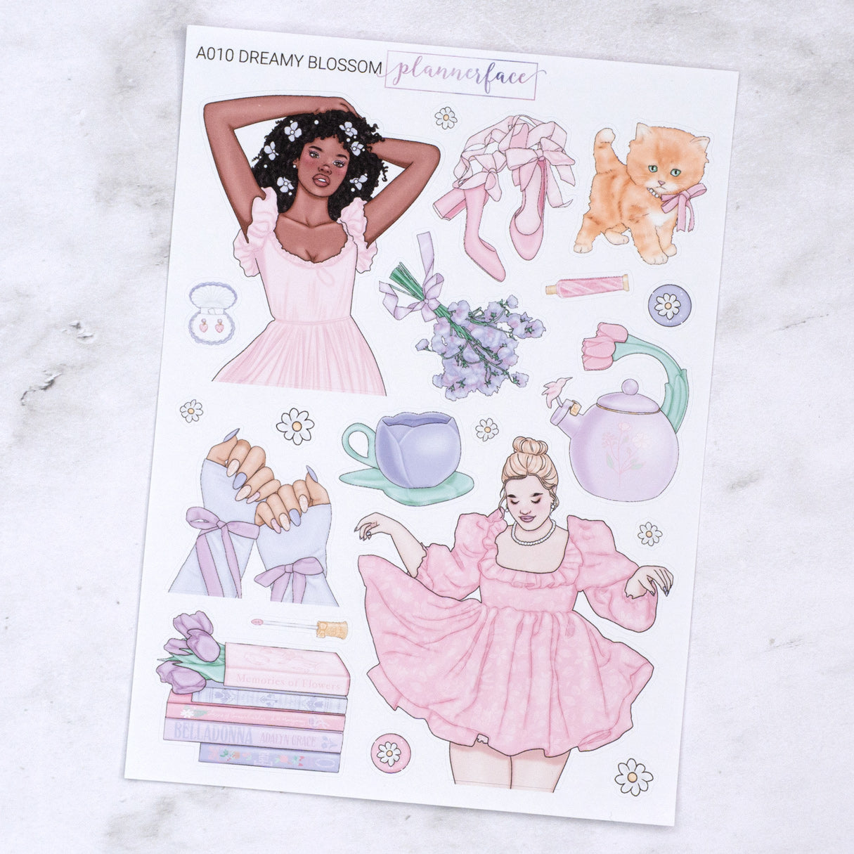 Dreamy Blossom Creative Journal Sticker Set