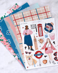 London Creative Journal Sticker Set