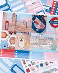 London Weekly Sticker Kit