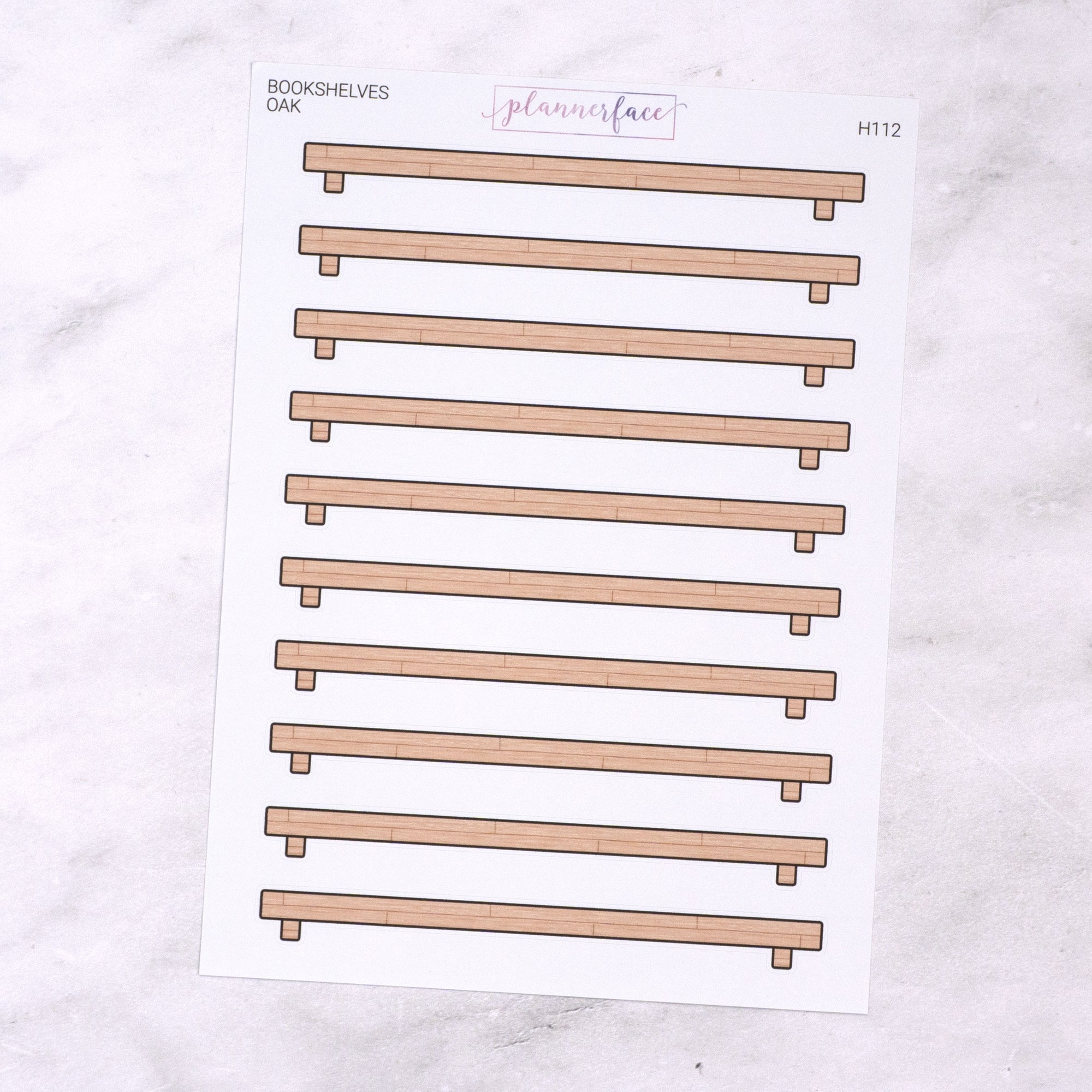 Build Your Own Bookshelf Journalling Stickers