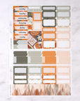 Autumn Harvest Mini Weekly Sticker Kit