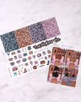 Dark Academia Mini Weekly Sticker Kit