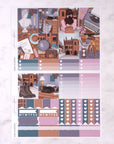 Dark Academia Weekly Sticker Kit