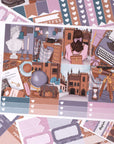 Dark Academia Weekly Sticker Kit