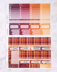 Fall Birthday Weekly Sticker Kit