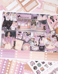 Black Cat Cafe Weekly Sticker Kit
