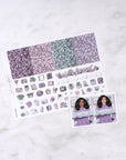 Lilac Fall Mini Weekly Sticker Kit