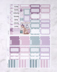 Lilac Fall Mini Weekly Sticker Kit