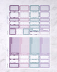 Lilac Fall Weekly Sticker Kit