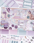Lilac Fall Weekly Sticker Kit
