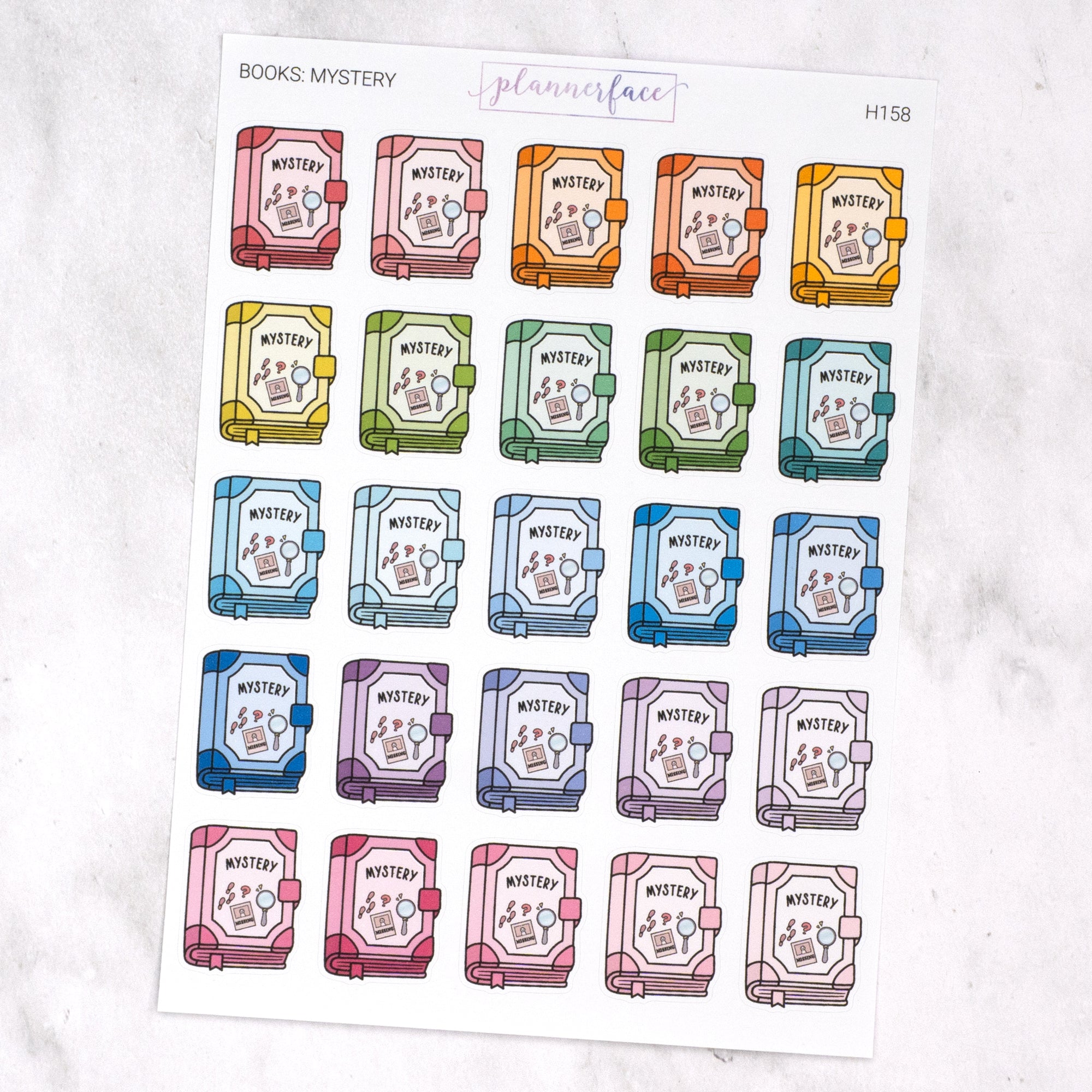 Book Reading Genre Journalling Stickers