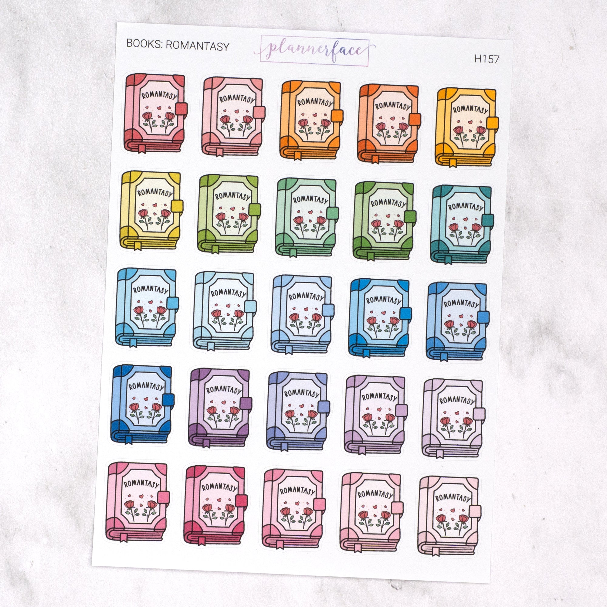 Book Reading Genre Journalling Stickers