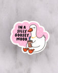 Silly Goosey Mood Die Cut Vinyl Sticker