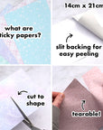 Sheet Music Sticky Paper Set for Journalling & Scrapbooking