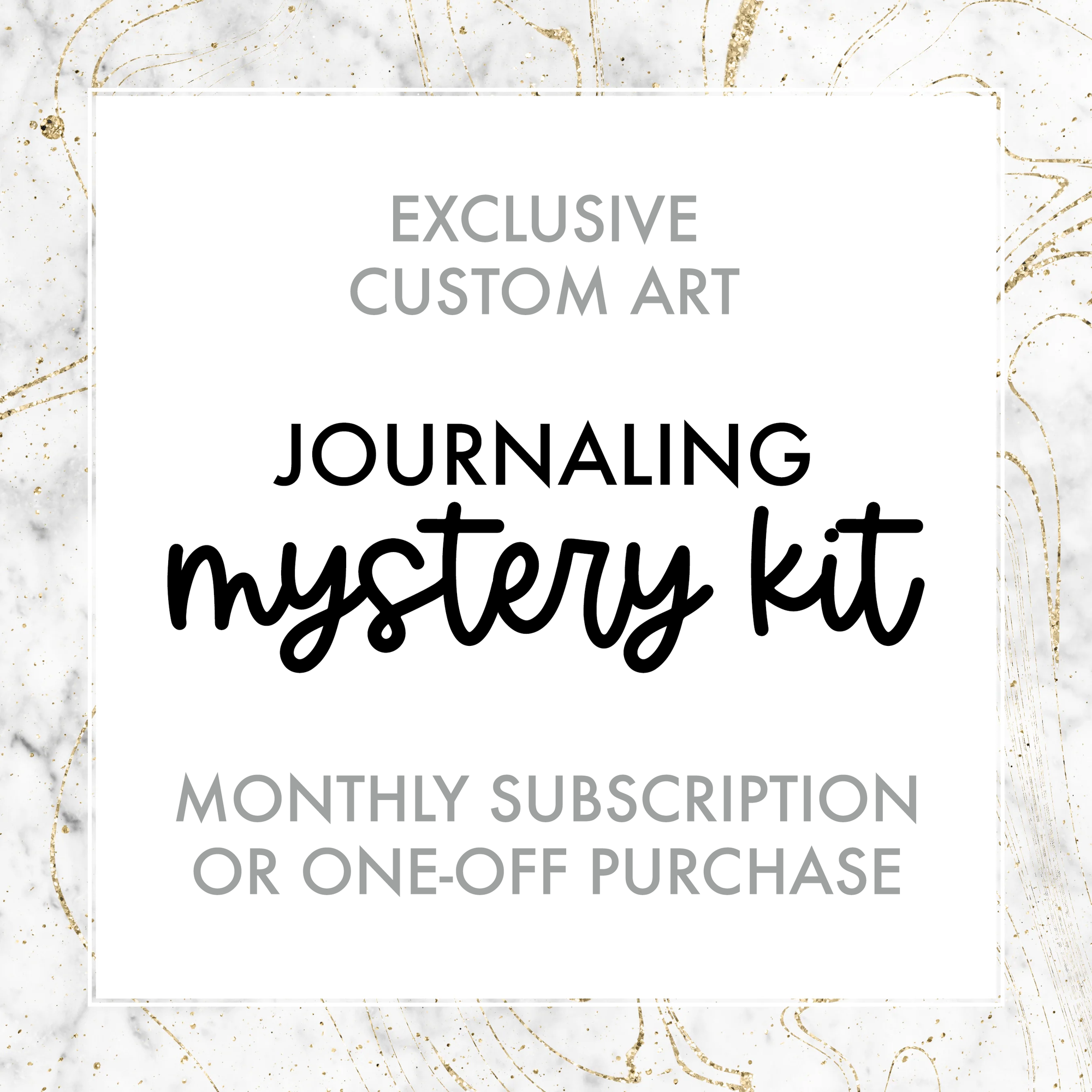 UPGRADED SHIPPING Mystery Kit - Journaling Kit by Plannerface