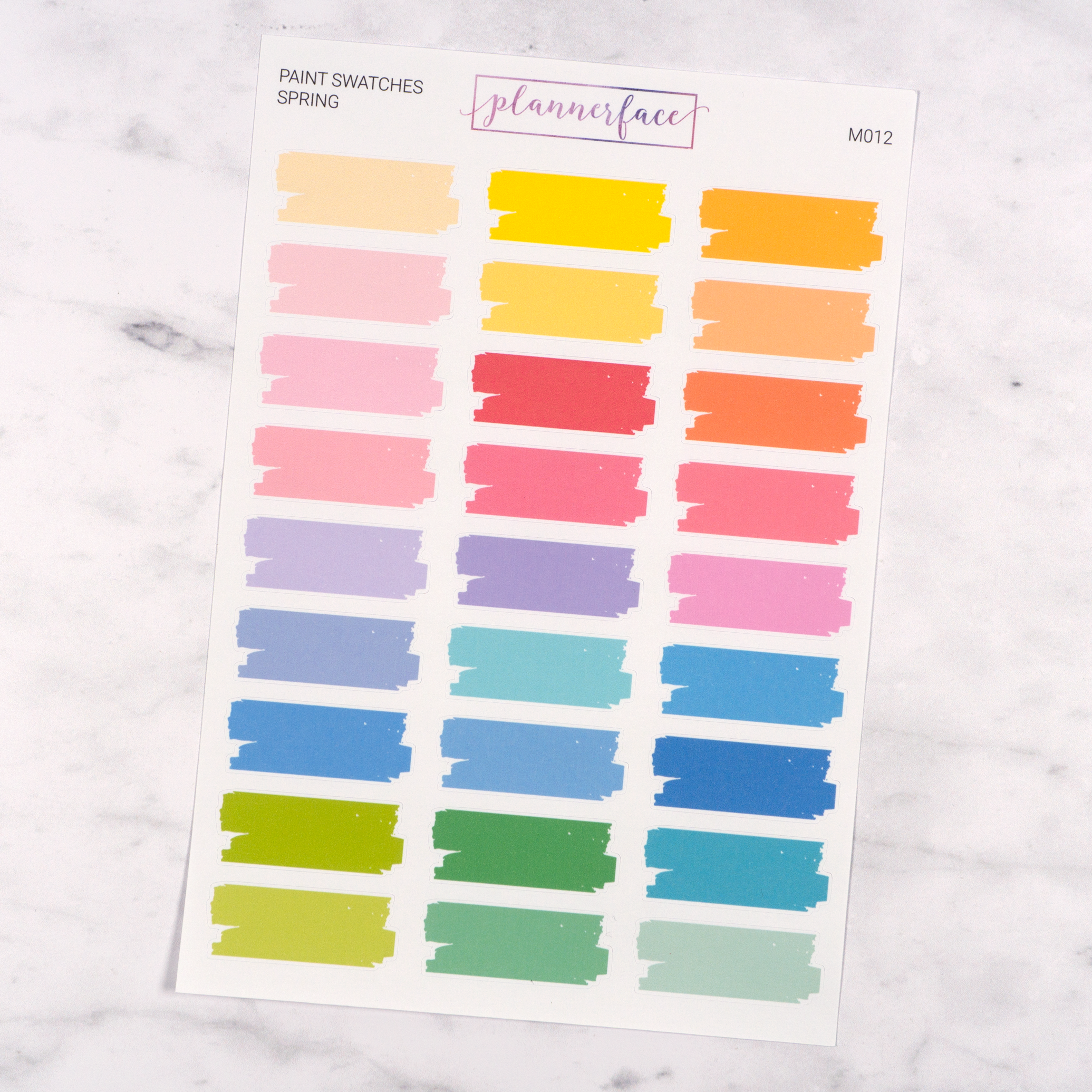 Paint Swatches | Spring Multicolour