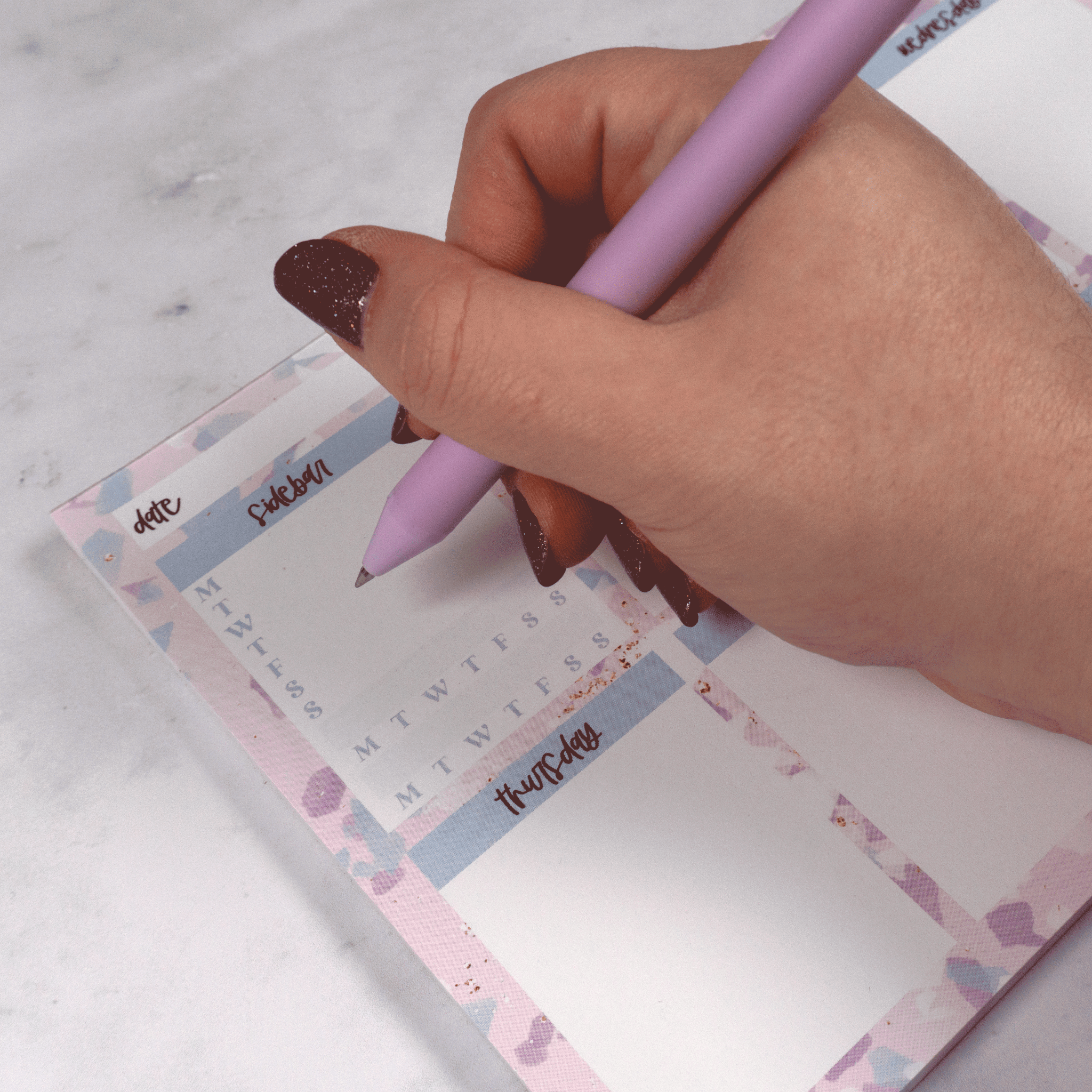 A5 Planning Notes Weekly Notepad by Plannerface