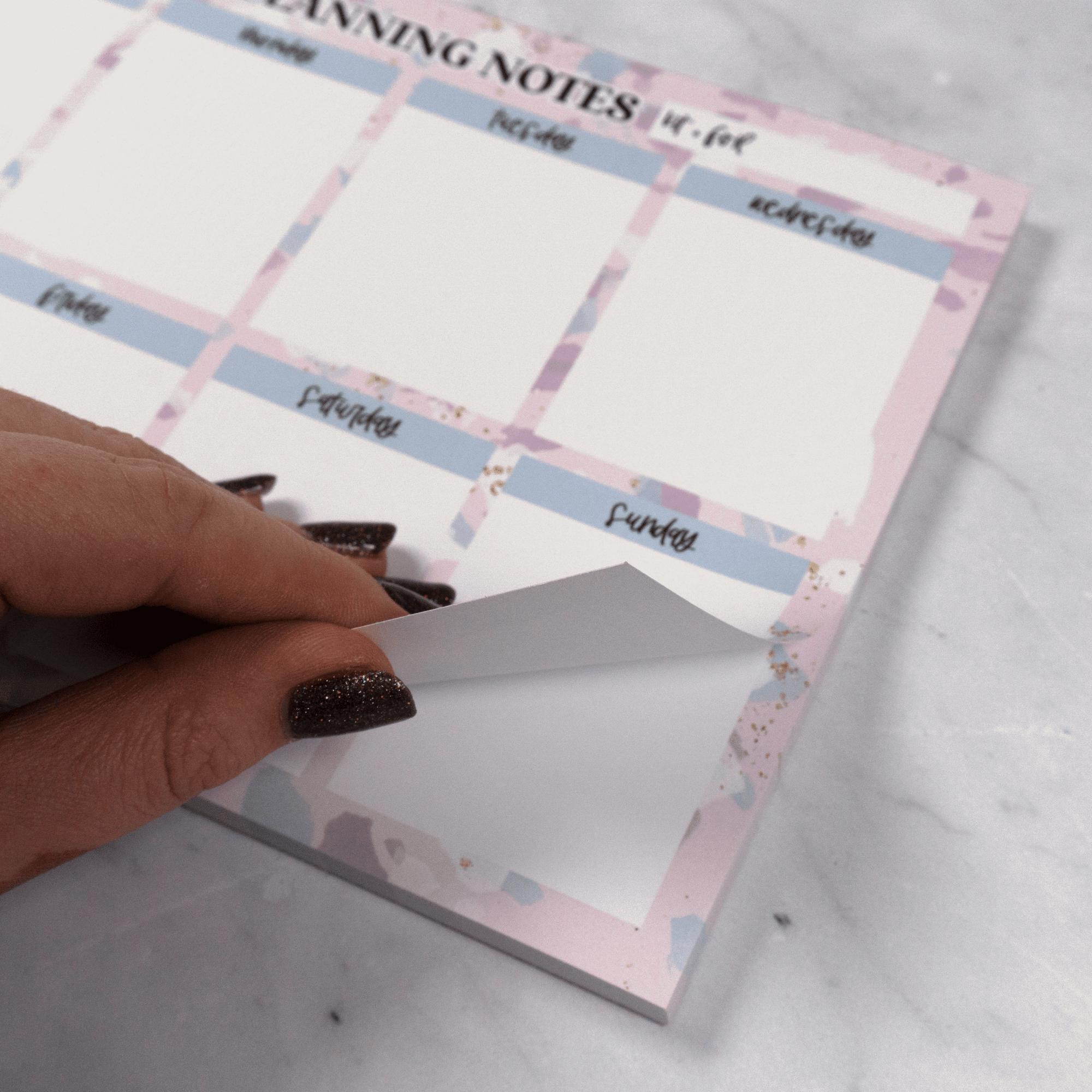 A5 Planning Notes Weekly Notepad by Plannerface