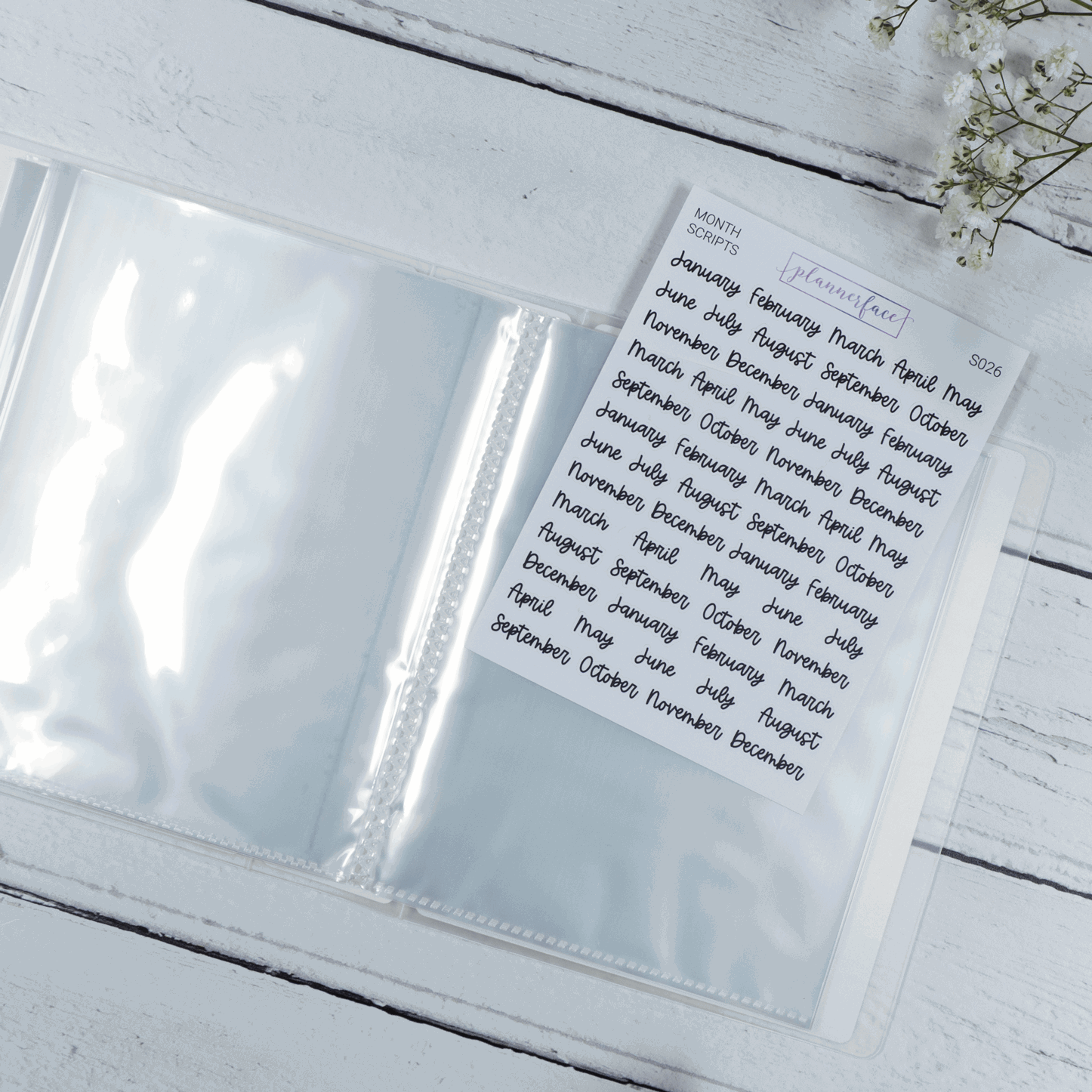 Abigail Sticker Album (Small) by Plannerface