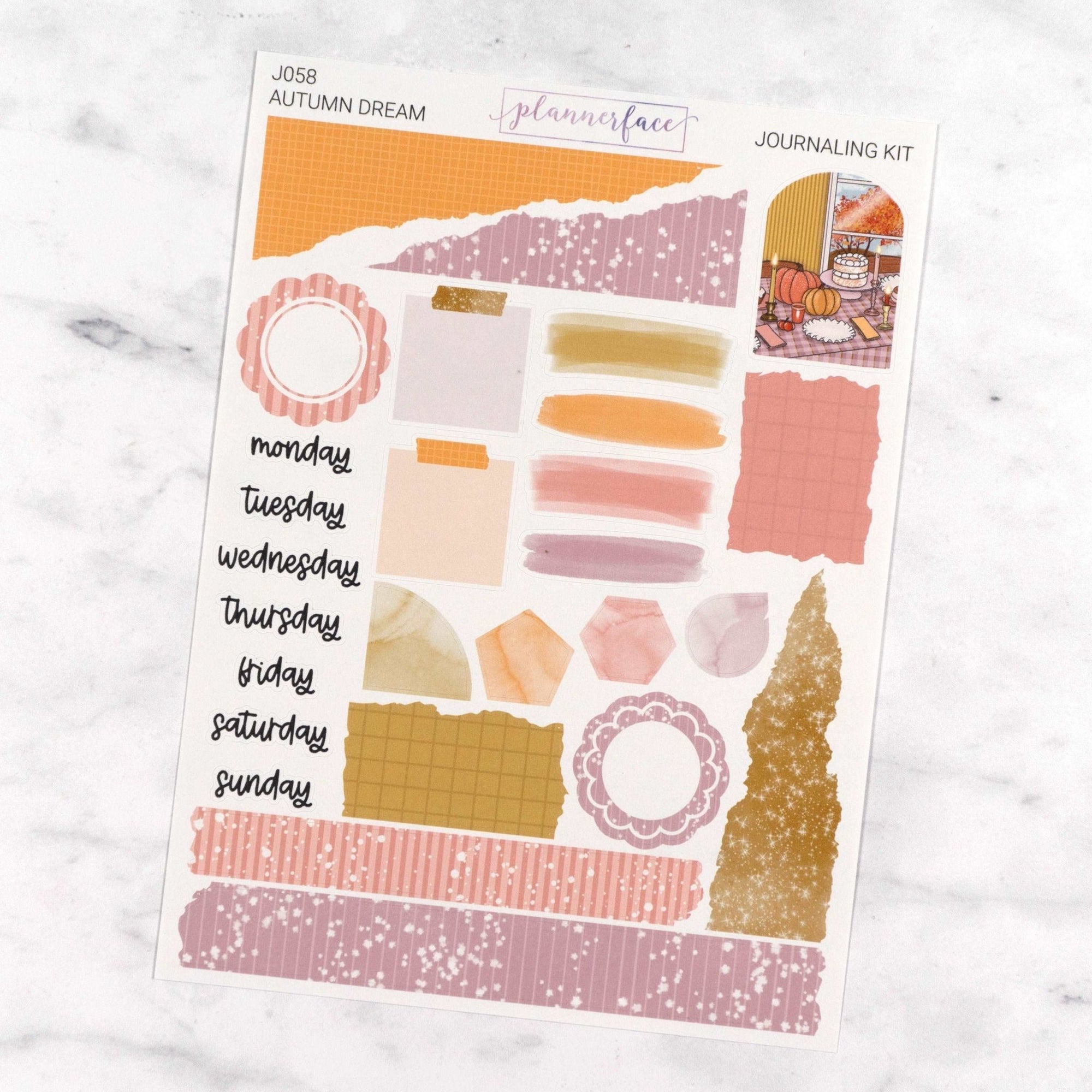 Autumn Dream | Journaling Kit by Plannerface