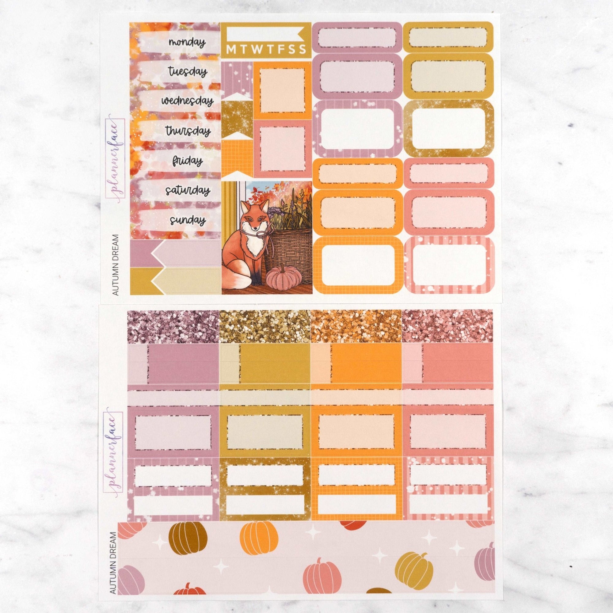 Autumn Dream Mini Kit by Plannerface