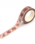 Autumn | Rose Gold Foiled Doodle Washi Tape by Plannerface
