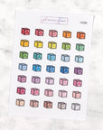 Baby Block Multicolour Doodles by Plannerface