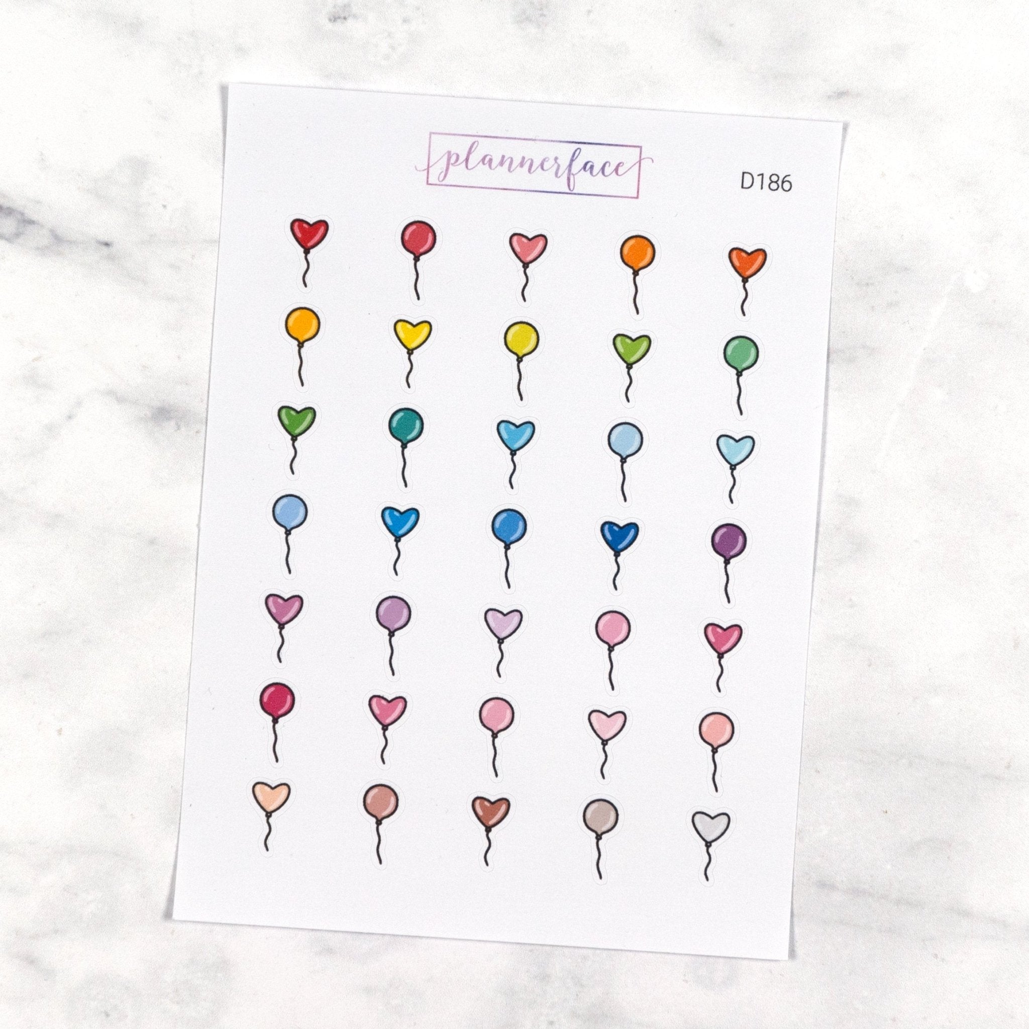 Balloon Multicolour Doodles by Plannerface